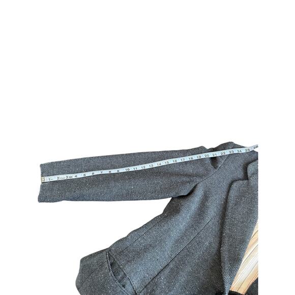 Vintage Light Academia Schoolgirl Preppy Academia Oversized Wool Blazer Size 10 - Picture 12 of 13